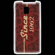 Coque LG P990 Since crane rouge 1962
