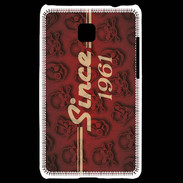 Coque LG Optimus L3 II Since crane rouge 1961