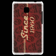 Coque LG Optimus L3 II Since crane rouge 1960