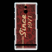 Coque Sony Xperia P Since crane rouge 1971