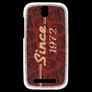 Coque HTC One SV Since crane rouge 1972