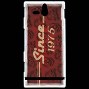 Coque Sony Xperia U Since crane rouge 1975