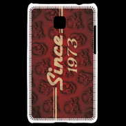 Coque LG Optimus L3 II Since crane rouge 1973