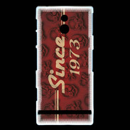 Coque Sony Xperia P Since crane rouge 1973