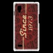 Coque LG Optimus L9 Since crane rouge 1973