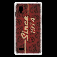 Coque LG Optimus L9 Since crane rouge 1974