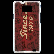 Coque Samsung Galaxy S2 Since crane rouge 1979