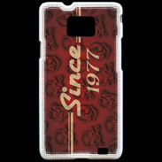Coque Samsung Galaxy S2 Since crane rouge 1977