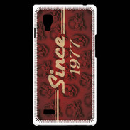 Coque LG Optimus L9 Since crane rouge 1977