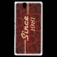 Coque Sony Xperia Z Since crane rouge 1981