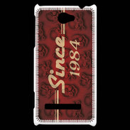 Coque HTC Windows Phone 8S Since crane rouge 1984