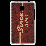 Coque LG Optimus L3 II Since crane rouge 1984