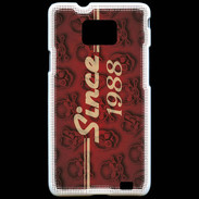 Coque Samsung Galaxy S2 Since crane rouge 1988