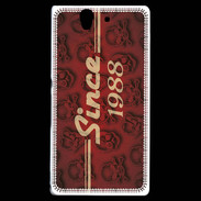 Coque Sony Xperia Z Since crane rouge 1988