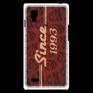 Coque LG Optimus L9 Since crane rouge 1993