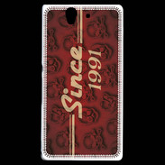 Coque Sony Xperia Z Since crane rouge 1991