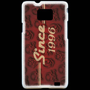 Coque Samsung Galaxy S2 Since crane rouge 1996