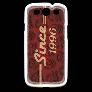 Coque Samsung Galaxy S3 Since crane rouge 1996