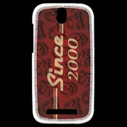 Coque HTC One SV Since crane rouge 2000