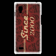 Coque LG Optimus L9 Since crane rouge 2000