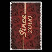 Etui carte bancaire Since crane rouge 2000