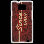 Coque Samsung Galaxy S2 Since crane rouge 1999