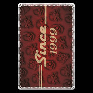 Etui carte bancaire Since crane rouge 1999