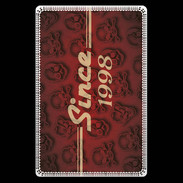 Etui carte bancaire Since crane rouge 1998