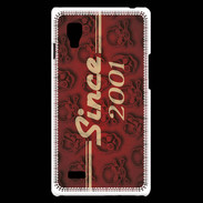 Coque LG Optimus L9 Since crane rouge 2001