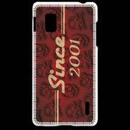 Coque LG Optimus G Since crane rouge 2001