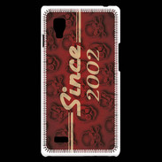 Coque LG Optimus L9 Since crane rouge 2002