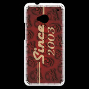 Coque HTC One Since crane rouge 2003