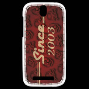 Coque HTC One SV Since crane rouge 2003