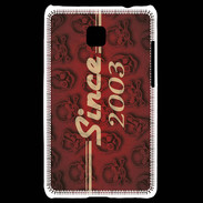 Coque LG Optimus L3 II Since crane rouge 2003