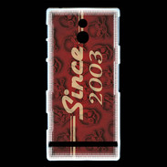 Coque Sony Xperia P Since crane rouge 2003
