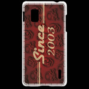 Coque LG Optimus G Since crane rouge 2003