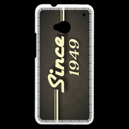 Coque HTC One Since 1949 gris