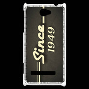 Coque HTC Windows Phone 8S Since 1949 gris