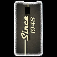 Coque LG P990 Since 1948 Gris