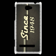 Coque HTC Windows Phone 8S Since 1948 Gris