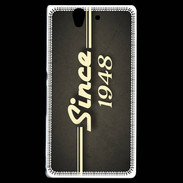 Coque Sony Xperia Z Since 1948 Gris