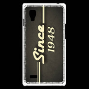 Coque LG Optimus L9 Since 1948 Gris