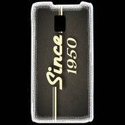 Coque LG P990 Since 1950 gris