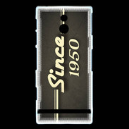 Coque Sony Xperia P Since 1950 gris