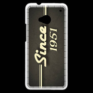 Coque HTC One Since 1951 gris