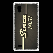 Coque LG Optimus L9 Since 1951 gris