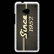Coque HTC One Since 1952 gris