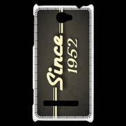 Coque HTC Windows Phone 8S Since 1952 gris