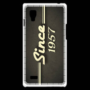 Coque LG Optimus L9 Since 1957 gris