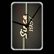Grande pendule murale Since 1957 gris